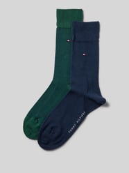 Socken mit Label-Detail im 2er-Pack von Tommy Hilfiger Grün - 25