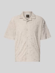 Regular Fit Freizeithemd aus Baumwoll-Mix Modell 'WE_FLOWER' von BOSS Orange Beige - 40