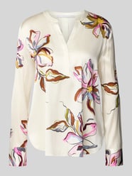 Regular Fit Seidenbluse mit Tunikakragen von Herzensangelegenheit - 7