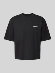 T-shirt o kroju oversized z nadrukiem z logo od REVIEW - 3