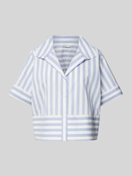 Bluzka koszulowa ze wzorem w paski od Tom Tailor Denim - 10
