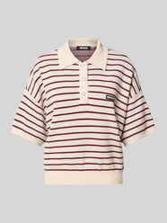 Relaxed Poloshirt mit Woll-Anteil von ROTATE Beige - 9