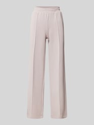 Straight Leg Sweatpants mit fixierten Bügelfalten von Christian Berg Woman Beige - 11