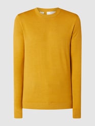 Pullover aus Merinowollmischung Modell 'Town' von Selected Homme Gelb - 18