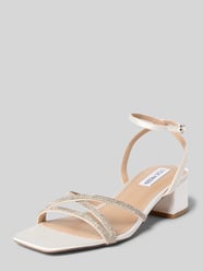 Sandały na obcasie z obszyciem z kamieni stras model 'Gabby' od Steve Madden - 10