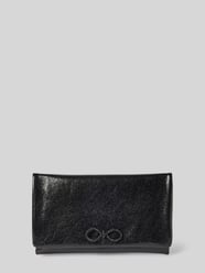 Leren clutch met applicatie van Abro - 10