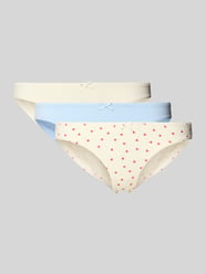 Slip met strikapplicatie in set van 3 van Jake*s Casual - 34