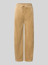 Barrel Jeans mit Tunnelzug Modell 'Misha barrel' von OPUS Beige - 46