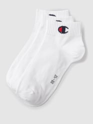 Sneakersocken mit Label-Print im 3er-Pack von CHAMPION Weiß - 44