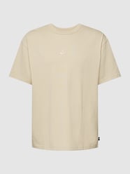 T-Shirt mit Label-Stitching von Nike Beige - 31