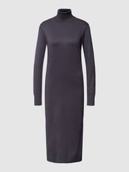 Midi-jurk met col, model 'Mila' van Saint Tropez Grijs - 35