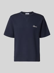 T-Shirt mit Label-Stitching von REVIEW - 13