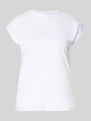 T-Shirt mit Rundhalsausschnitt und Rollsaum von Christian Berg Woman - 25