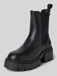 Chelsea Boots mit Plateausohle Modell 'CHARLOTTE' von Guess Schwarz - 31