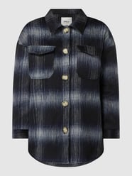 Jacke mit Allover-Muster Modell 'Elina' von Only Grau / Schwarz - 35