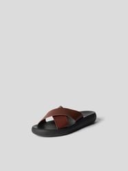 Pantoletten aus Leder von Ancient Greek Sandals Braun - 32