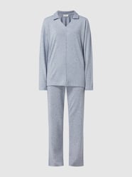 Sweter i spodnie z dzianiny w zestawie model ‘Perla’ od Pluto Niebieski - 32