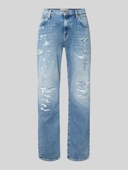 Straight Fit Jeans im Destroyed-Look Modell 'AIDEEN' von Replay - 36