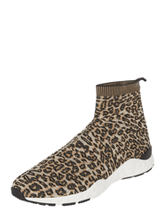 Soksneaker met all-over motief van Marc Cain Bags & Shoes Bruin - 11