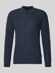 Slim Fit Polo-Shirt aus reiner Wolle Modell 'Kerone' von Matinique - 14