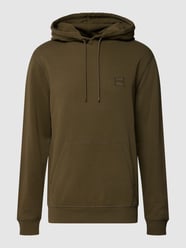 Hoodie met capuchon, model 'WETALK' van BOSS Orange Groen - 47