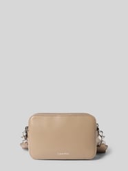 Crossbodytas met reliëflogo, model 'Webbing' van CK Calvin Klein Beige - 19