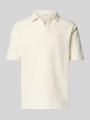 Koszulka polo kroju regular fit z fakturowanym wzorem model ‘Lio’ od GABBA - 27