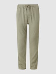 Jogpants aus Leinenmischung Modell 'Taiz' von !Solid Grün - 30