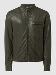 Lederjacke mit Stehkragen  von Baldessarini Grün - 18
