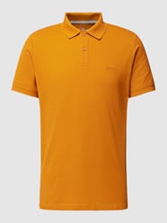 Poloshirt mit Label-Stitching von s.Oliver RED LABEL Orange - 43