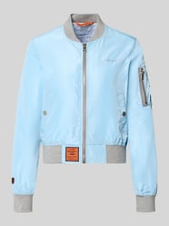 bomberjack met labelpatch en ritszak op de mouwen van Original Bombers - 10