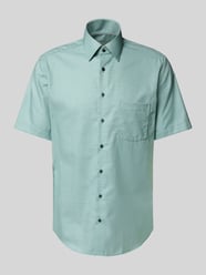 Modern fit zakelijk overhemd met knoopsluiting van ETERNA - 9
