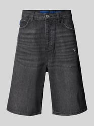 Baggy Fit Jeansbermudas im Destroyed-Look Modell 'MASON' von HUGO Blue - 5