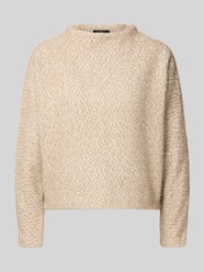 Sweatshirt mit Bouclé-Struktur Modell 'Genuri' von OPUS Beige - 6