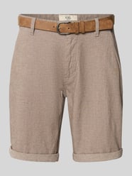 Bermudas mit Gürtel und Eingrifftaschen Modell 'NEBRASKA' von Redefined Rebel Beige - 13