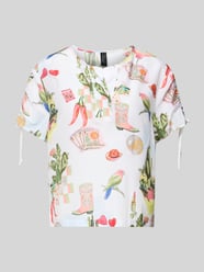 regular fit blouse in all-over look van Marc Cain - 35
