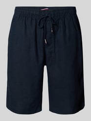 Korte relaxed fit broek van linnenmix van Tommy Hilfiger - 10