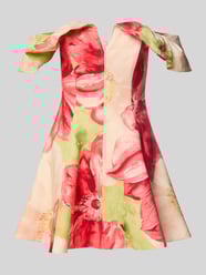 Leinencocktailkleid mit V-Ausschnitt Modell 'ZAHLI' von Forever New - 44