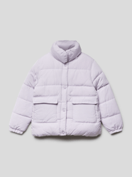 Steppjacke mit Pattentaschen von Mango Lila - 14