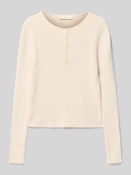 Strickpullover mit Knopfleiste Modell 'willow' von Mango - 2