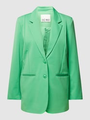 Oversized blazer met paspelzakken, model 'KATE' van ICHI Groen - 13