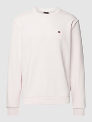 Sweatshirt mit Logo-Detail Modell 'BALIS CREW SUM 2' von Napapijri Lila - 36
