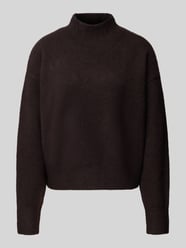 Turtleneck-Pullover mit Woll-Anteil und Rundhalsausschnitt von Neo Noir - 47