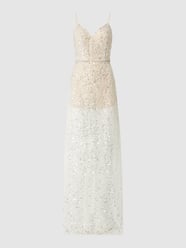 Brautkleid mit Pailletten von Unique Beige - 17
