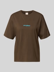 krój regular fit t-shirt z czystej bawełny model 'VIGGA' od Selected - 25