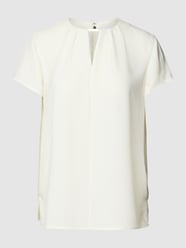 Blusenshirt mit Schlüsselloch-Ausschnitt von Calvin Klein Womenswear Beige - 2