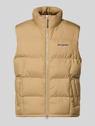Kamizelka pikowana o kroju regular fit z wyhaftowanym logo od Polo Ralph Lauren - 1