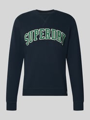 Regular Fit Sweatshirt aus Baumwoll-Mix mit Logo-Stickerei von Superdry - 6