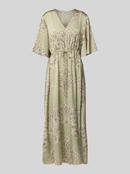 Midikleid mit V-Ausschnitt Modell 'JANNIKE' von B.Young - 10