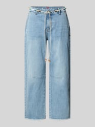 barrel fit jeans met bindriem van Buena Vista - 9